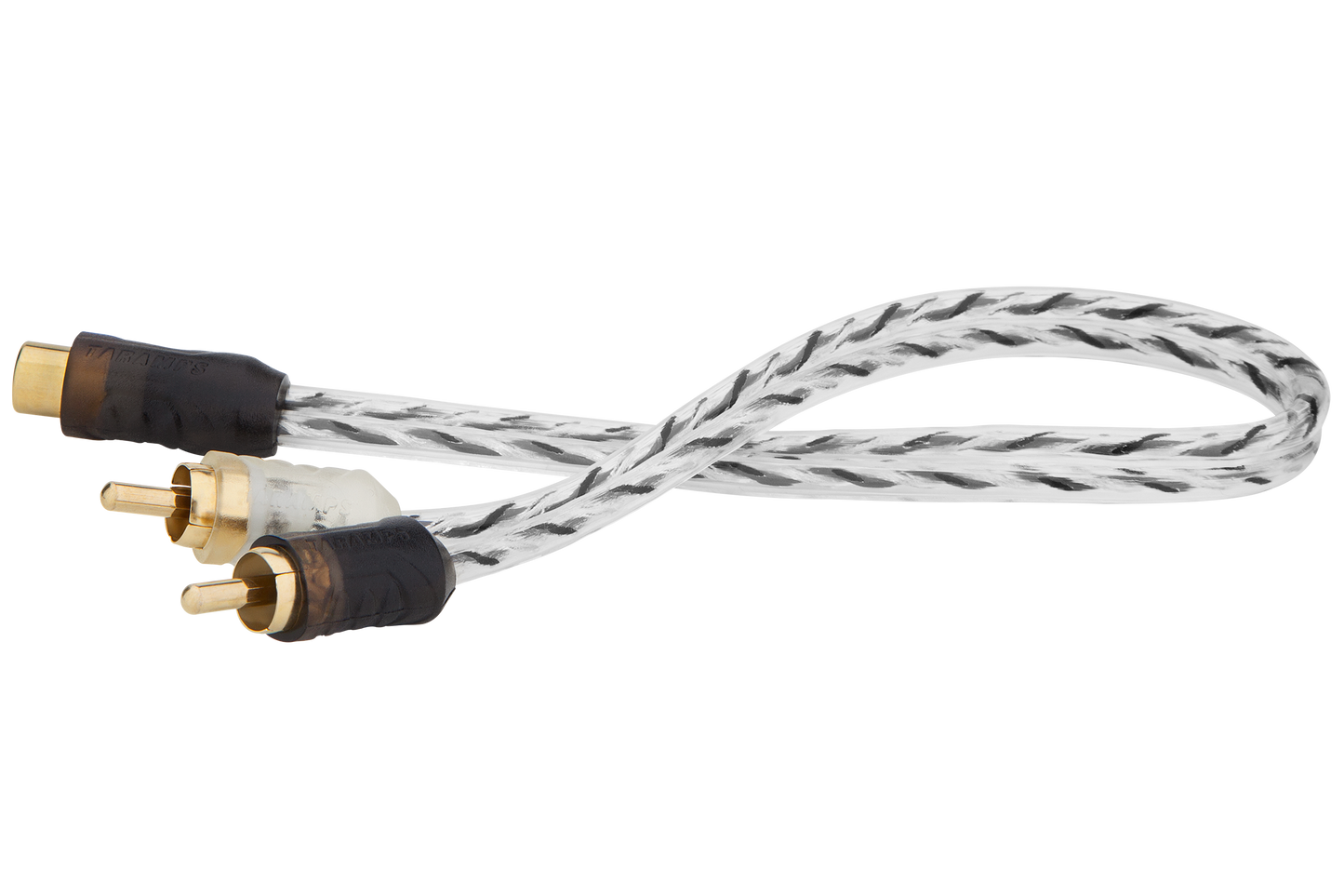 CABLE RCA TARAMPS "Y" 1 HEMBRA - 2 MACHOS - INYECTADO