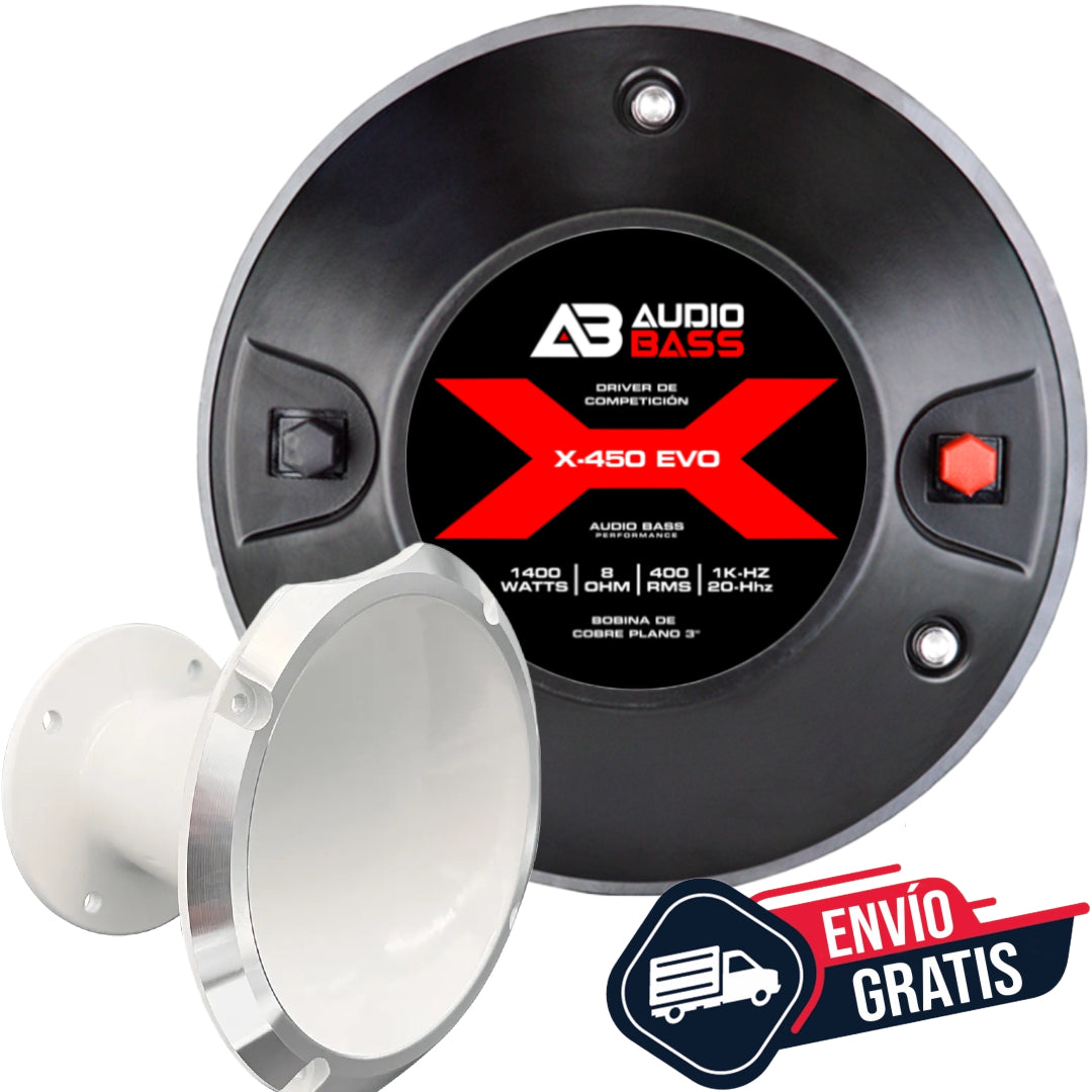 Driver X405 EVO + DIFUSOR DE ALUMINIO BLANCO