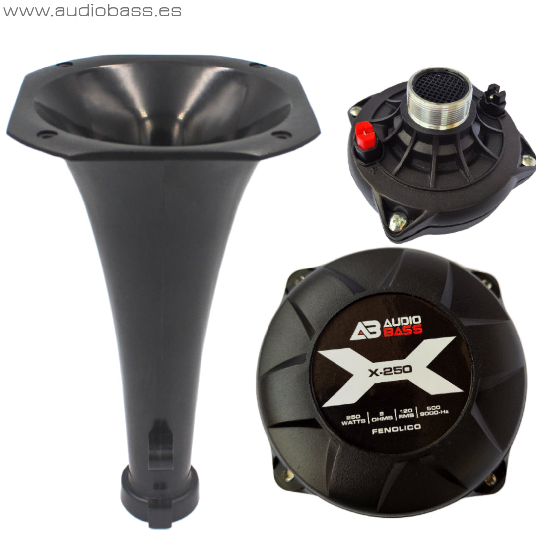 DRIVER ADUIOBASS X-250 / 8 OHMS + DIFSUSOR