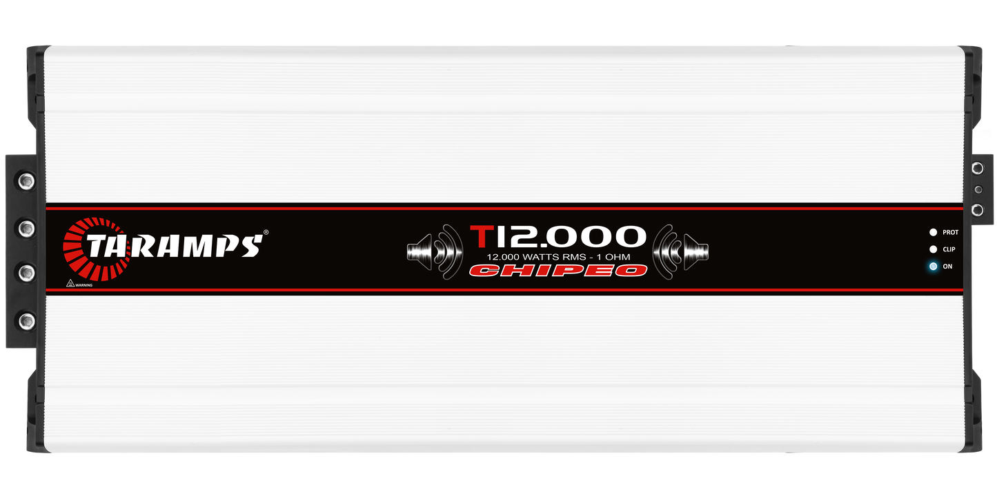 TARAMPS CHIPEO 12000 -1 OHM - 12 VOLTS