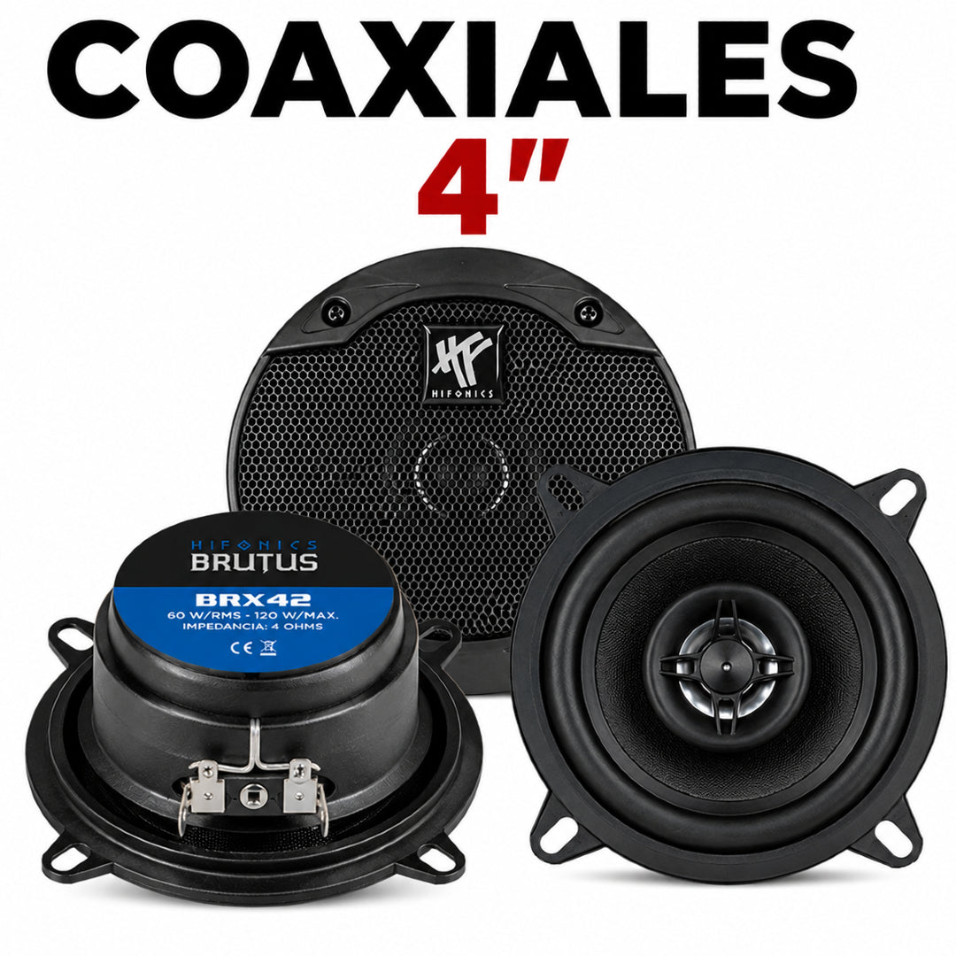 Altavoces coaxiales 4"
