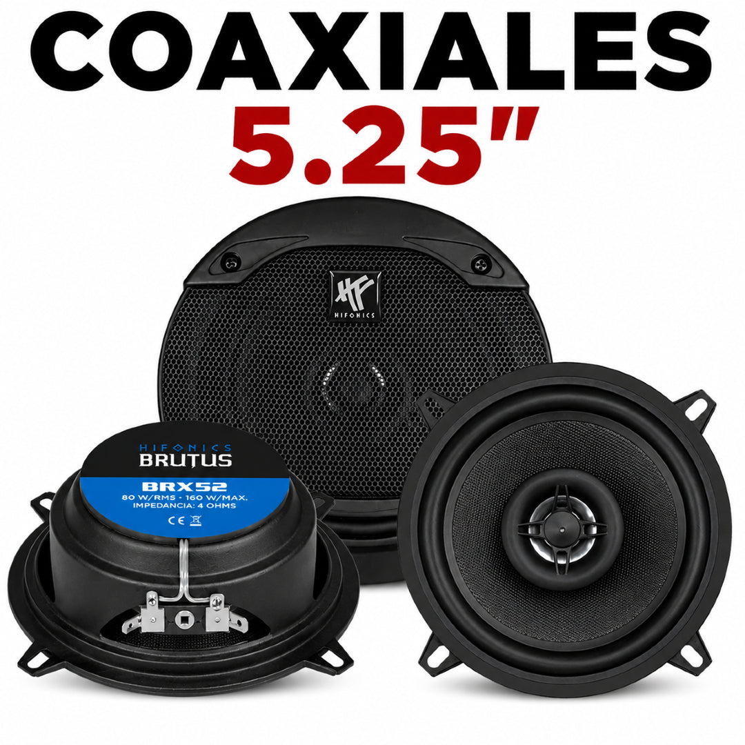 Altavoces coaxiales 5.25"