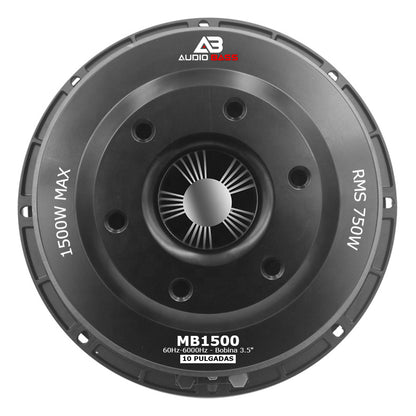 Audio Bass - MB1500 de 10"  - 1500W