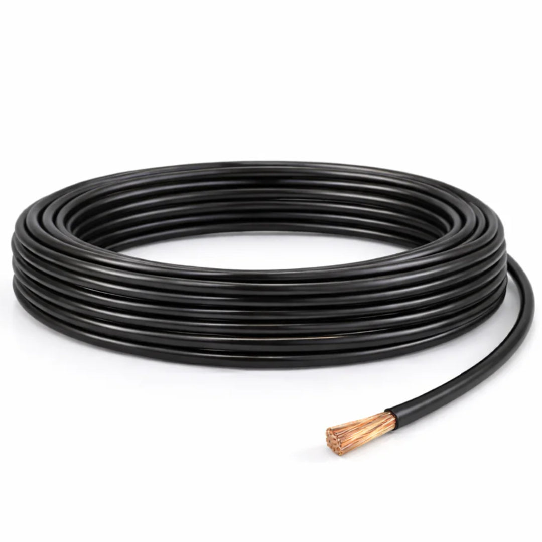 Cable de alimentación 10mm - Negro - Flexible
