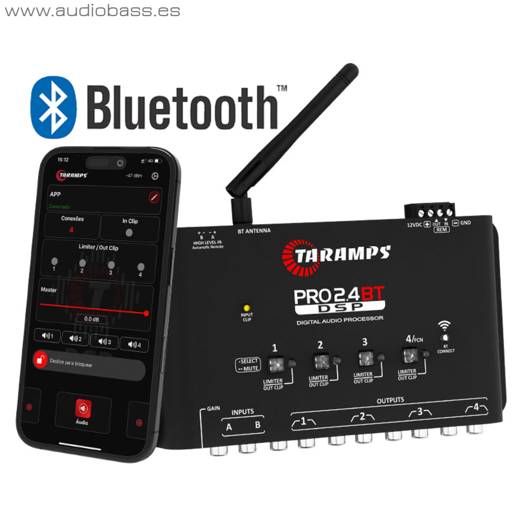 PROCESADOR DE AUDIO TARAMPS PRO 2.4 BT