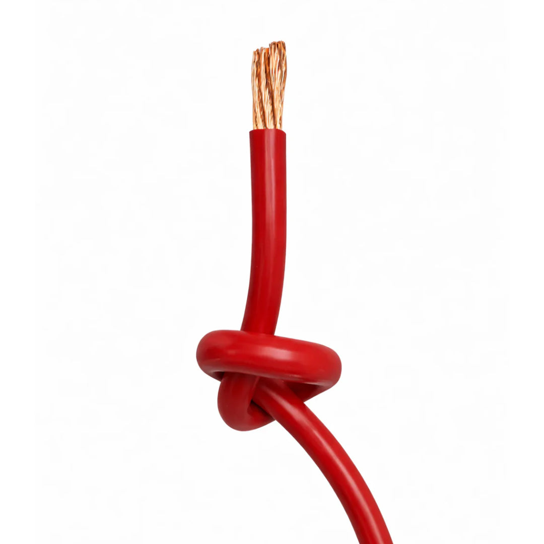 Cable de alimentación 35mm - Rojo - Flexible