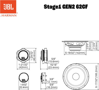 JBL Stage1 GEN2 62CF 6,5"