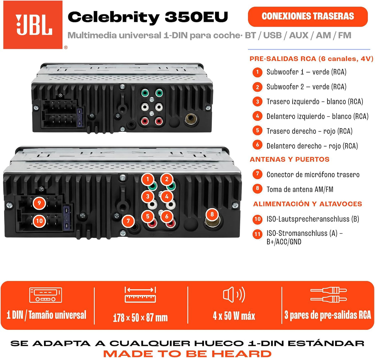 RADIO JBL CELEBRITY 350EU