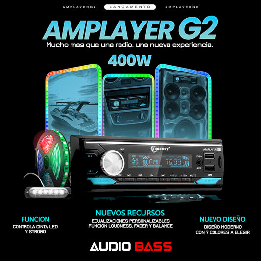 Autoradio taramps AMPLAYER G2
