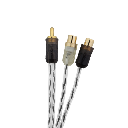 CABLE RCA TARAMPS "Y" 1 MACHO - 2 HEMBRAS
