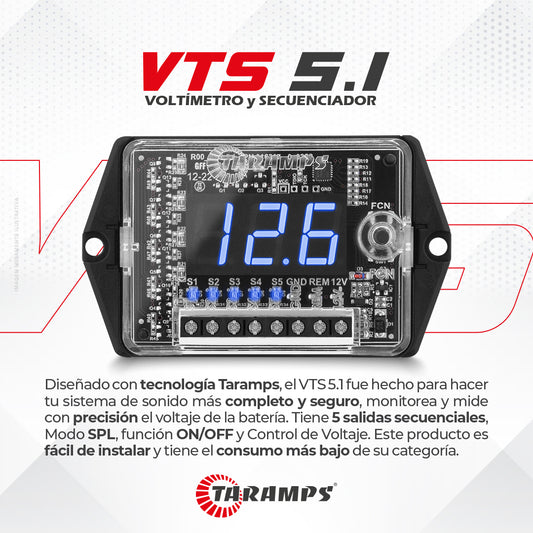 VOLTIMETRO TARAMPS VTS 5.1