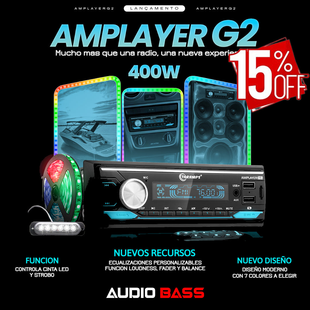 Autoradio taramps AMPLAYER G2