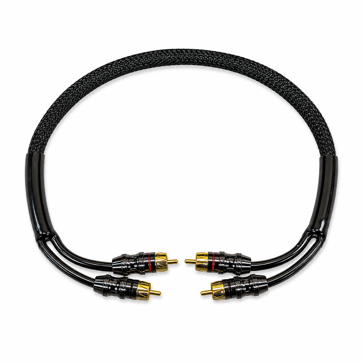 CABLE RCA 0.5M PIEL DE SERPIENTE