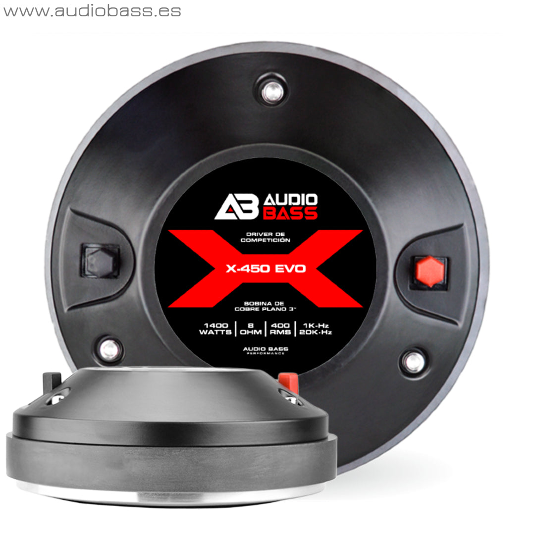 Driver audiobass X450 EVO - 2"- MOTOR DE COMPRESION