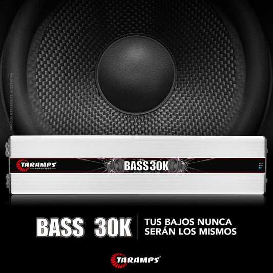 Amplificador Taramps BASS 30K - 1 OHM -  12 VOLTS