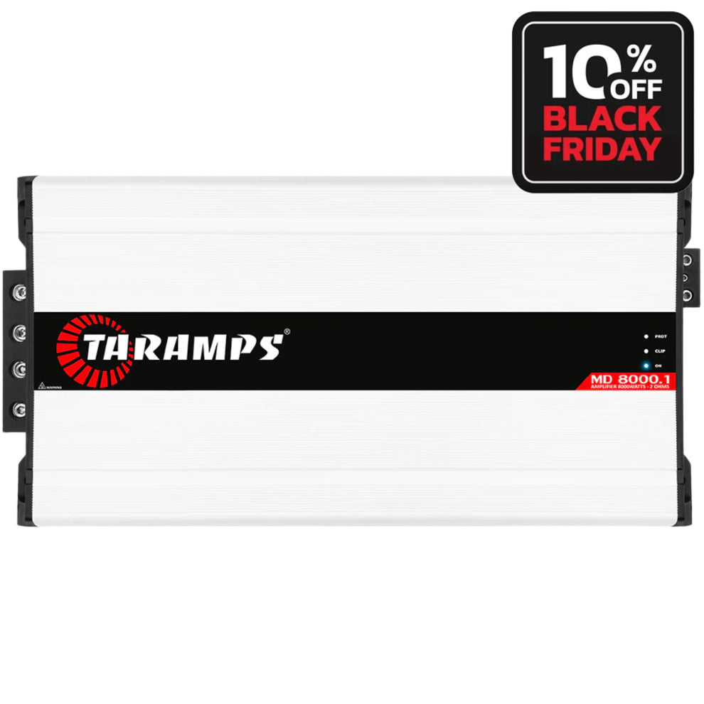 Amplificador Taramps MD 8000.1 – 2 OHMS