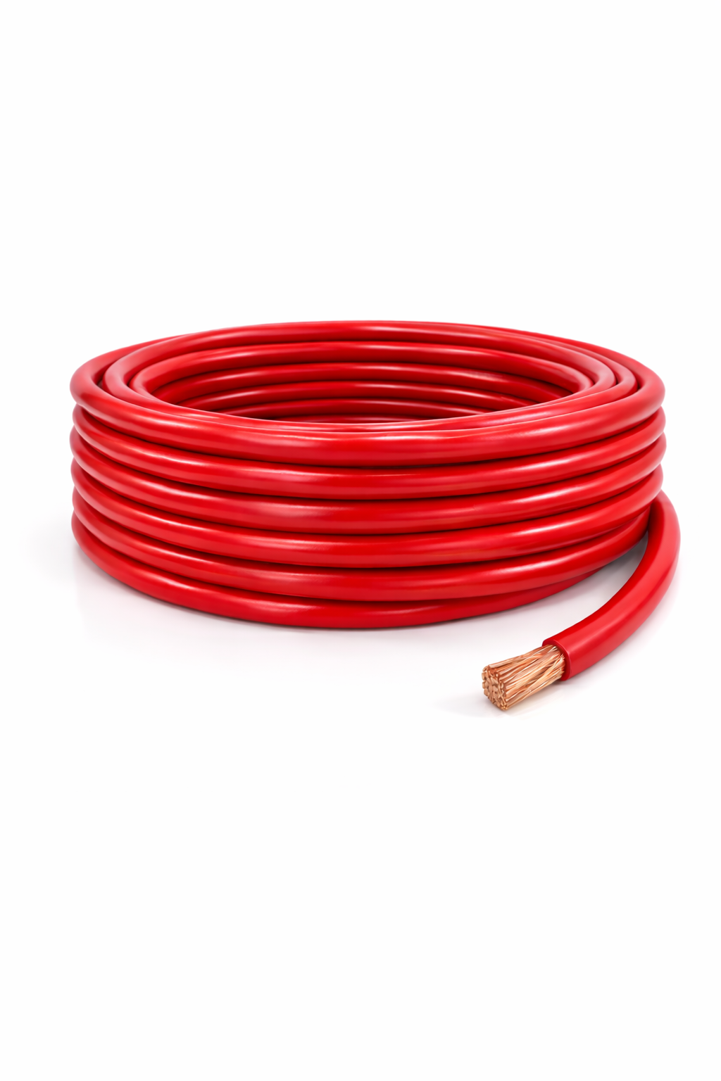 Cable de alimentación 35mm - Rojo - Flexible