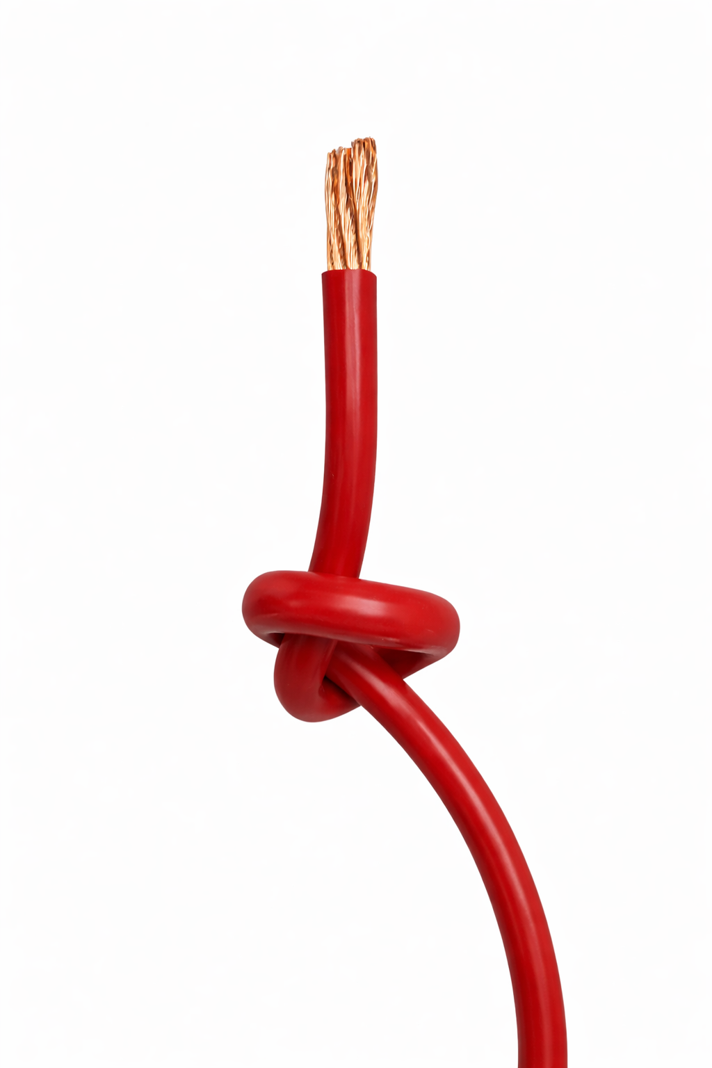 Cable de alimentación 10mm - Rojo - Flexible