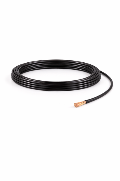 Cable de alimentación 10mm - Negro - Flexible